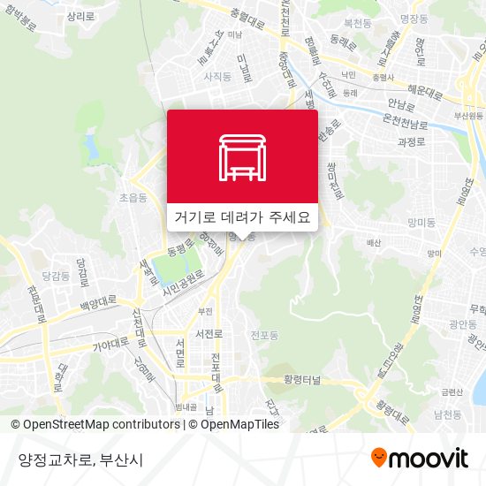 양정교차로 지도