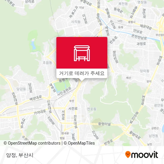 양정 지도