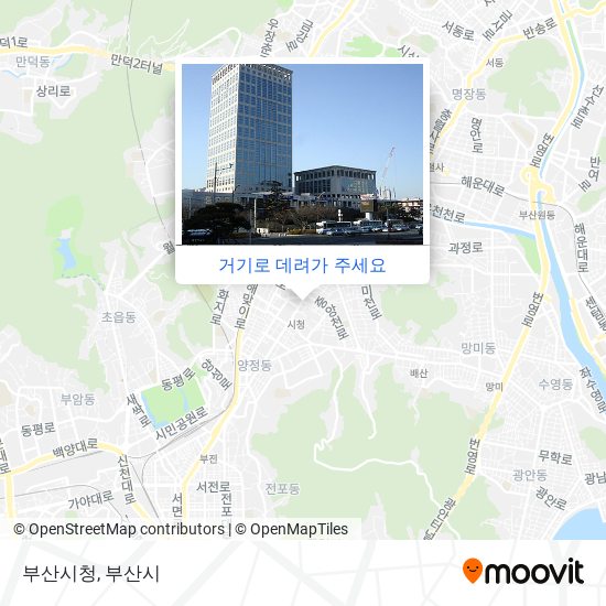 부산시청 지도