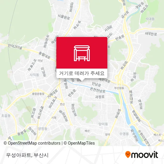 우성아파트 지도