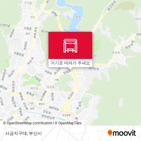 서금지구대 지도