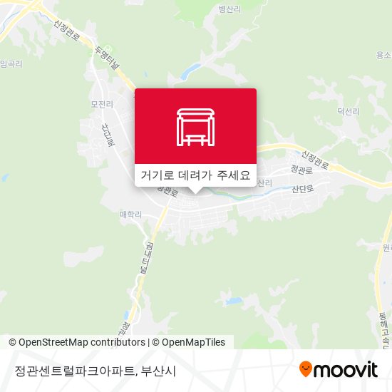 정관센트럴파크아파트 지도