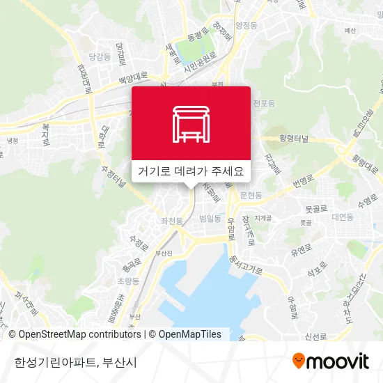 한성기린아파트 지도