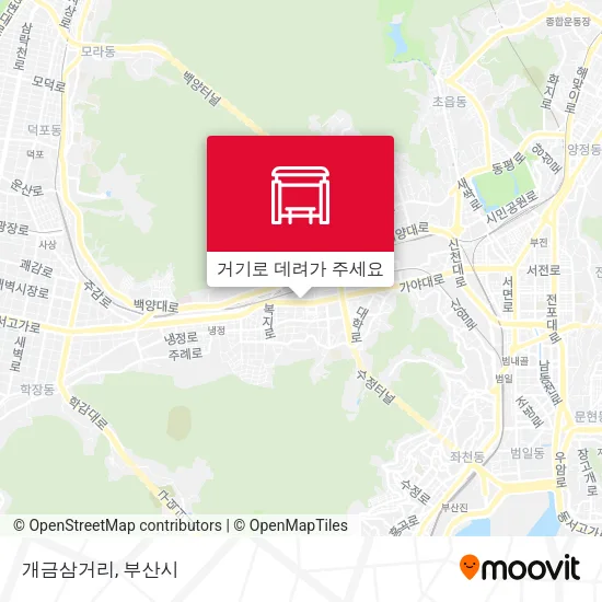 개금삼거리 지도