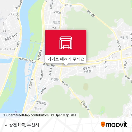 사상전화국 지도