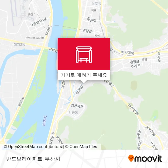 반도보라아파트 지도
