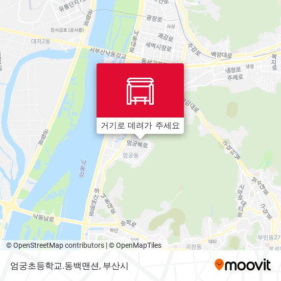 엄궁초등학교.동백맨션 지도