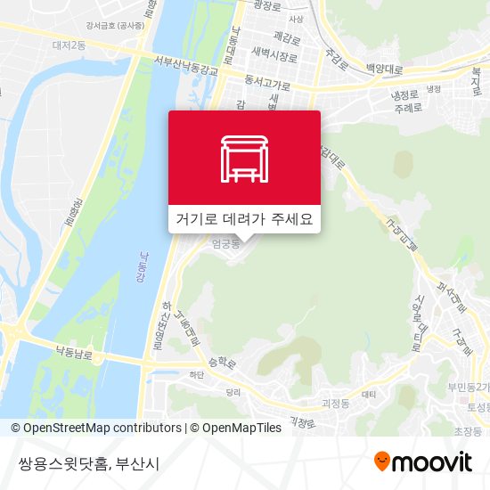 쌍용스윗닷홈 지도