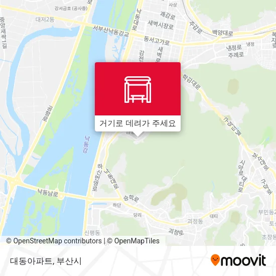 대동아파트 지도