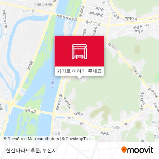 한신아파트후문 지도