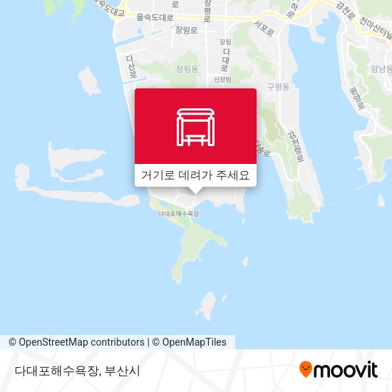 다대포해수욕장 지도