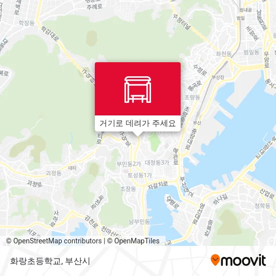 화랑초등학교 지도