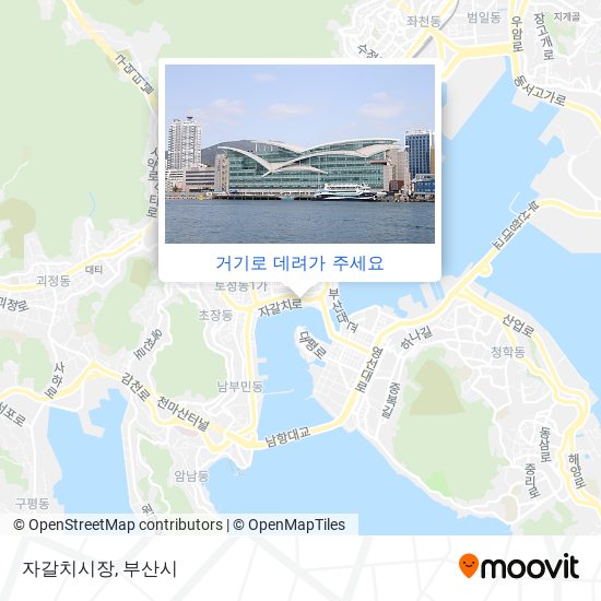 자갈치시장 지도