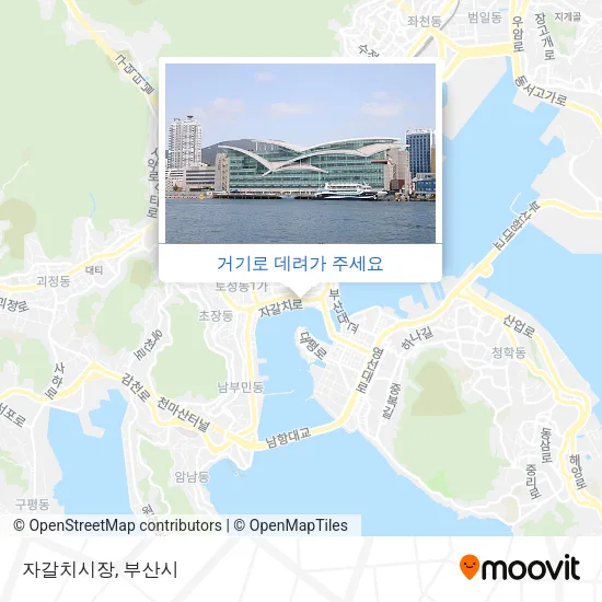 자갈치시장 지도
