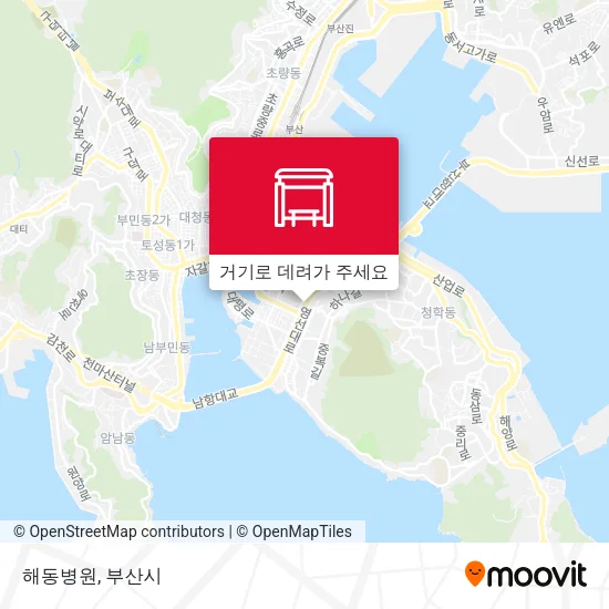 해동병원 지도