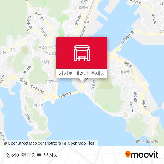 영선아랫교차로 지도