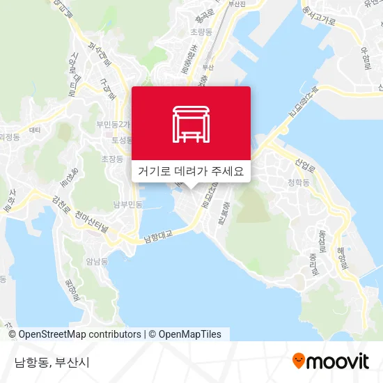 남항동 지도
