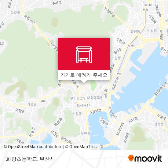 화랑초등학교 지도