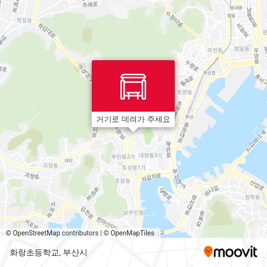 화랑초등학교 지도