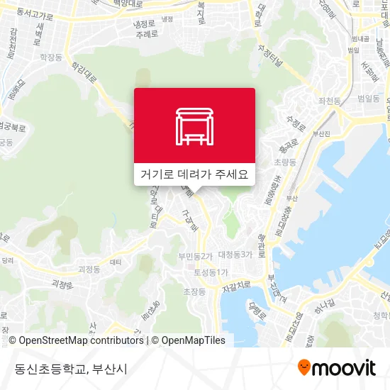 동신초등학교 지도