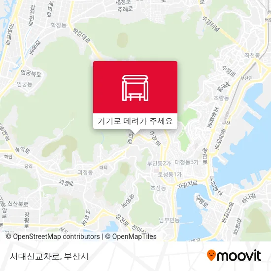 서대신교차로 지도