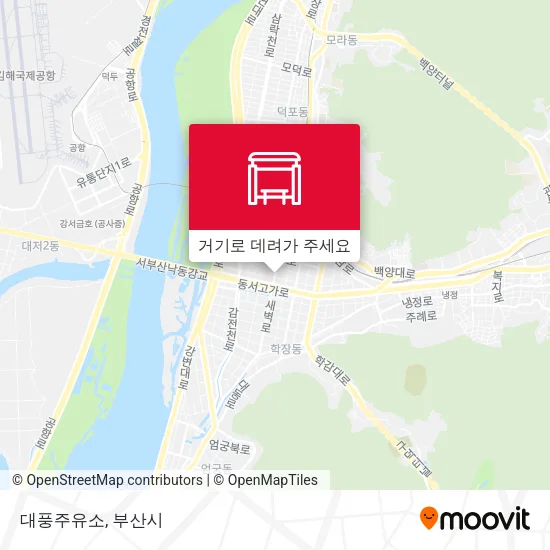 대풍주유소 지도