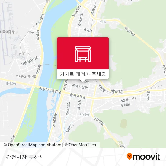 감전시장 지도