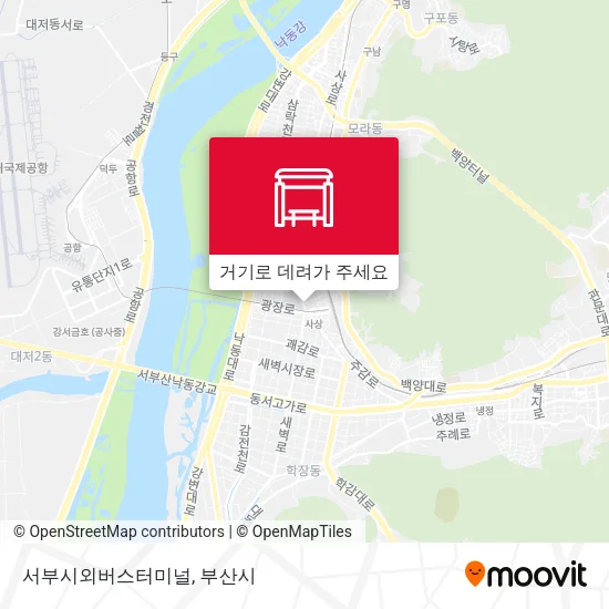 서부시외버스터미널 지도