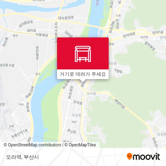 모라역 지도