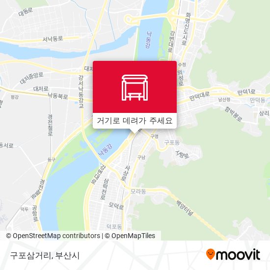 구포삼거리 지도