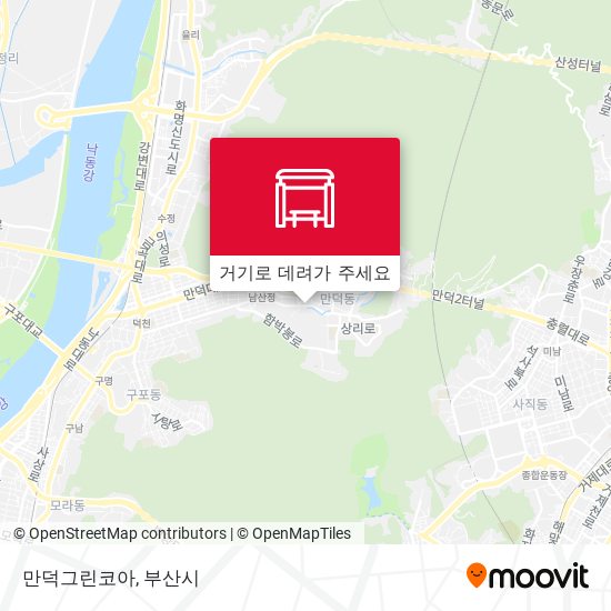 만덕그린코아 지도