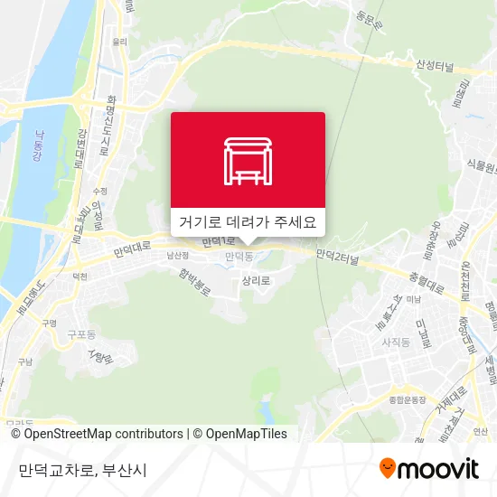 만덕교차로 지도