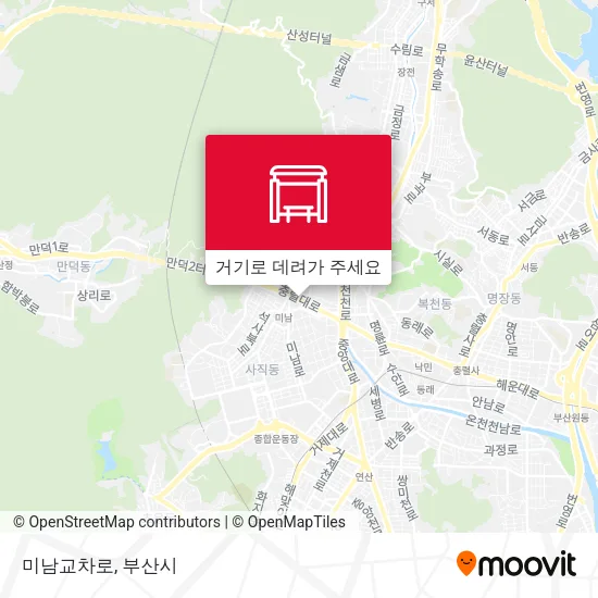 미남교차로 지도