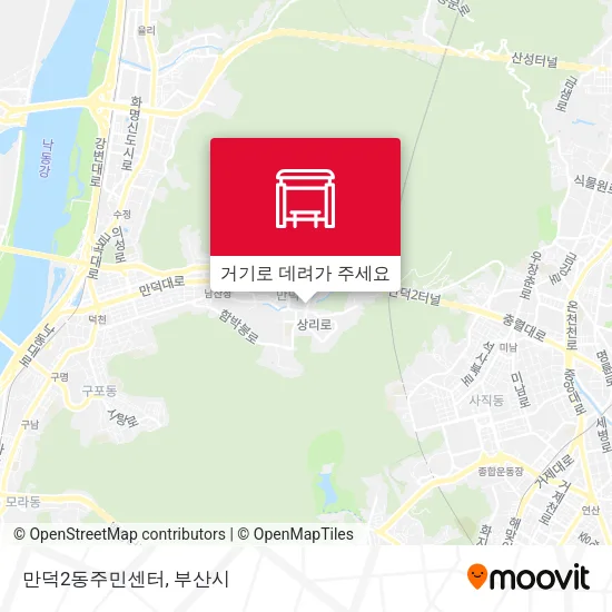 만덕2동주민센터 지도