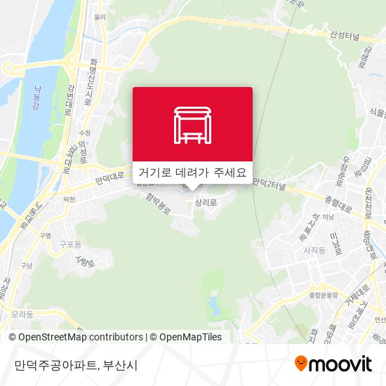만덕주공아파트 지도