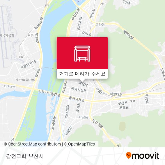 감전교회 지도