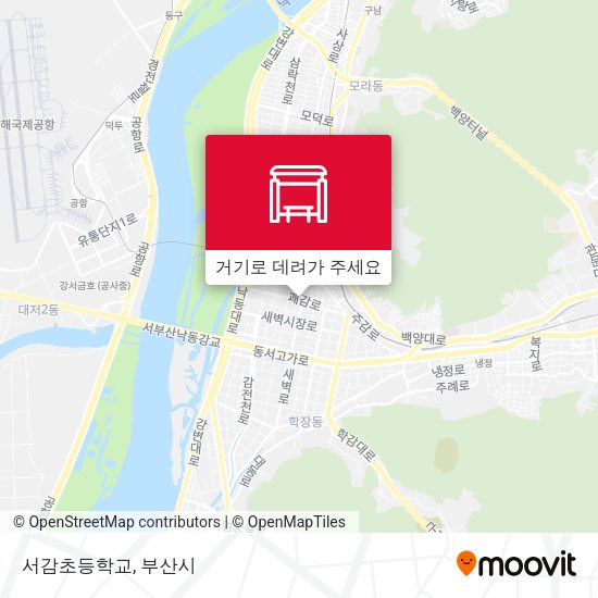 서감초등학교 지도