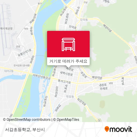 서감초등학교 지도