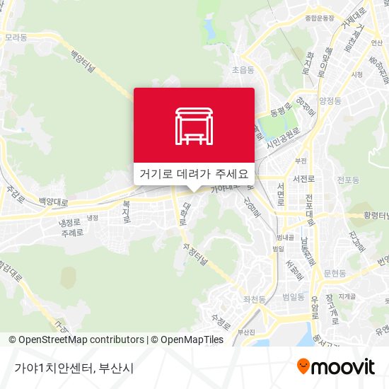 가야1치안센터 지도
