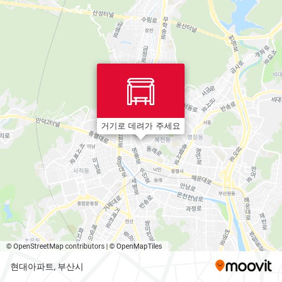 현대아파트 지도