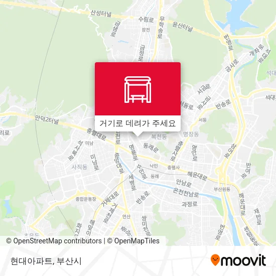 현대아파트 지도