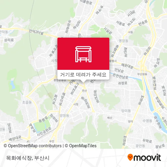 목화예식장 지도