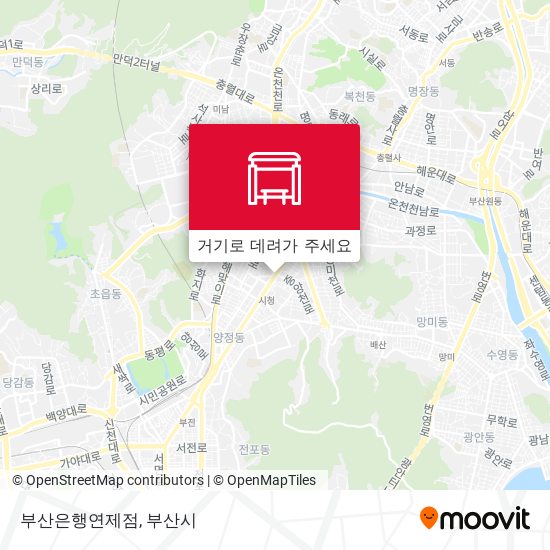 부산은행연제점 지도