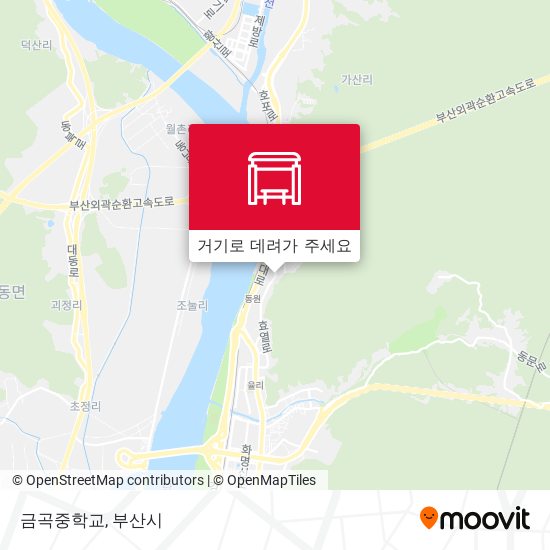 금곡중학교 지도