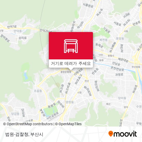 법원-검찰청 지도