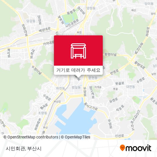 시민회관 지도