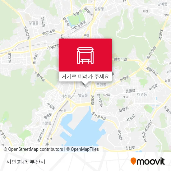 시민회관 지도