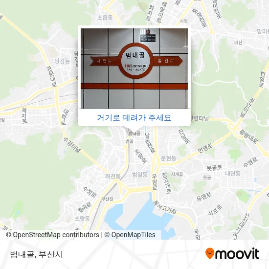 범내골 지도