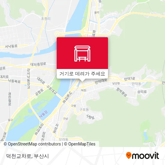 덕천교차로 지도