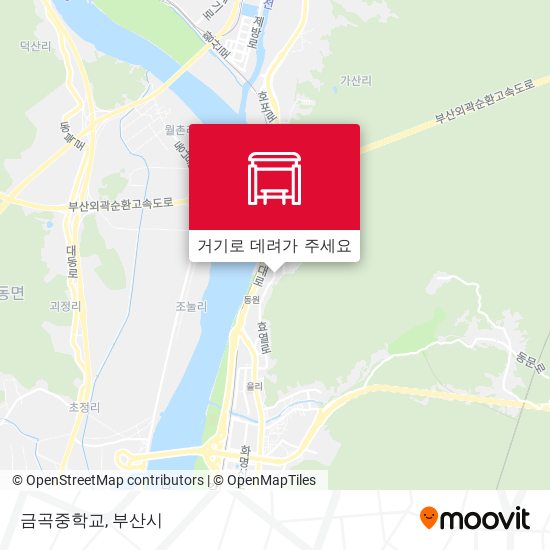 금곡중학교 지도